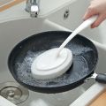 Long Handle Sponge BrushDIY Cleaning Magic Sponge For Dishwashing Kitchen Toilet Bathroom Cleaning Tool Accessories. 