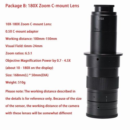 HAYEAR%20180X%20Microscope%20C-Mount%20Lens,%20Adjustable%20Monocular%20Zoom%20Industry%20Optical%20Lens%20-%20Image%202