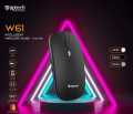 Aptech W61 Wireless Rechargeable Silent RGB Mouse with warranty.