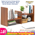 Desktop Storage Rack-Bookcase-Book Shelf-Modern Bookcase-Contemporary Bookshelf-Wall-Mounted Bookcase-Floating Bookshelves-Industrial Style Bookshelf-HR Crafts.