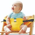 Folding Baby High Seat Strap Portable  Kids Baby Chair Travel Washable Infant Feeding Dinning Cover Seat With Safety Belt. 