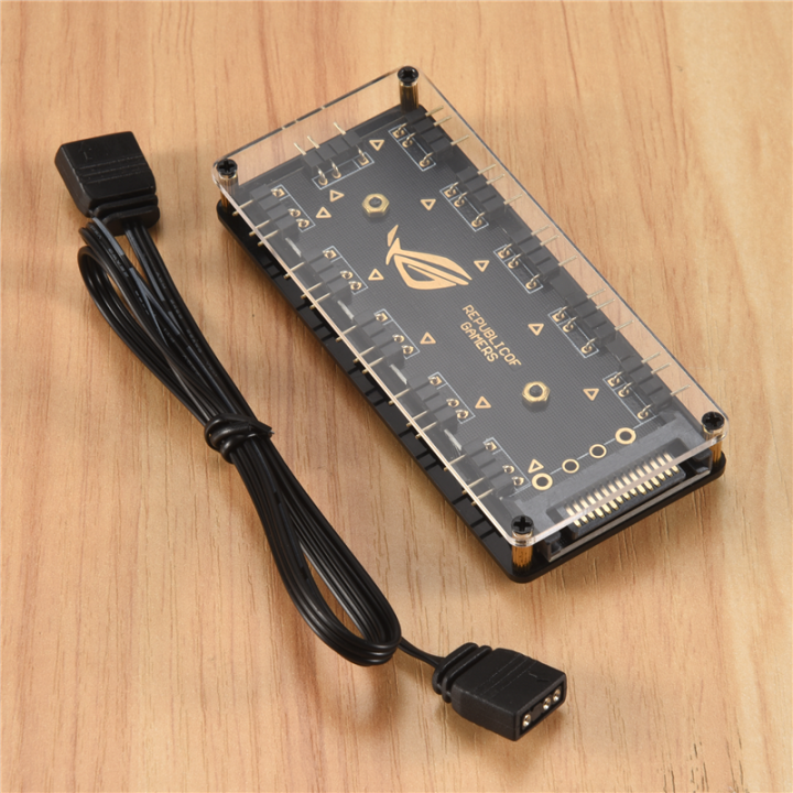 5V%203Pin%20RGB%20LED%20Splitter%2010-Port%20Hub%20with%2050CM%203Pin%20Extension%20Cord%20-%20Image%207