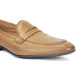 Apex Tan Leather Moccasin for Men. 