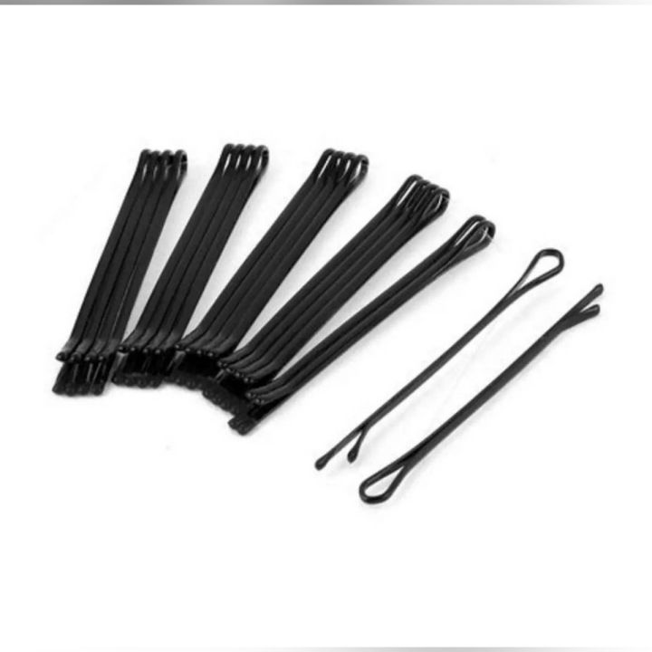 মেয়েদের জন্য কালো চুলের ক্লিপ = 36 পিস