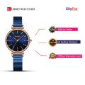 Curren 9081 Stainless Steel Analog Watch For Women - Blue. 