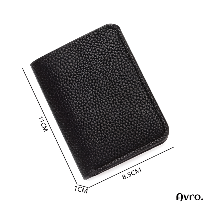 Avro%20Men's%20Soft%20PU%20Leather%20Business%20Wallet%20Multi-Card%20Slot%20With%20ID%20Holder%20Solid%20Color%20Travel%20Money%20Bag%20For%20Men%20-%20Image%2010