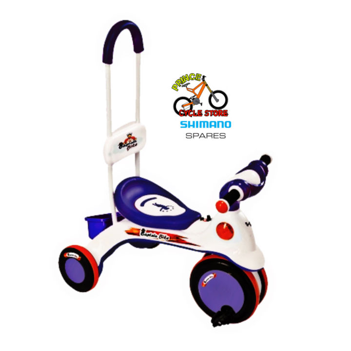 Captain Bike Trolly Pink/Blue/Purple Colour Baby Tricycle With