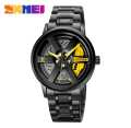 SKMEI 1787 Rotation Wheel Stainless Steel Watch for Men. 