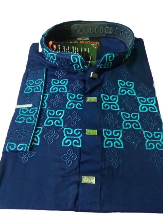 Stylish Menz Comfortable Indian Tensile Tip Button Panjabi - Panjabi For Men