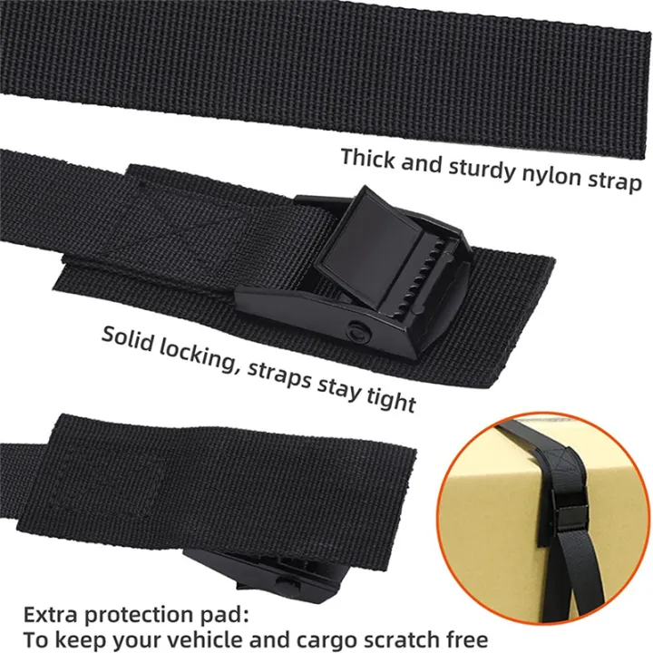 6.6Ft%20Lashing%20Straps%20with%20Adjustable%20Cam%20Buckles%20Tie%20Down%20Cinch%20Straps%20Up%20to%20550Lbs%20for%20Packing,Cargo,Luggage%206%20Pack%20-%20Image%203