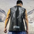 Men TaTops Sleeveless Muscle Shirts Broad Shoulders Gym Fitness Workout Top Tees for Men. 