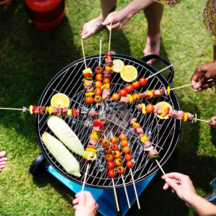 BBQ%20Grilling%20Skewers%20Outdoor%20Sticks%20Bamboo%20Barbecue%20Fork%20100pcs%20Picnic%20-%20Image%207
