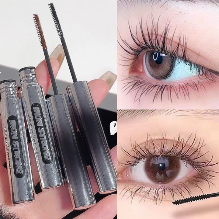 New Cappuvini Waterproof Long-lasting  Small Tube   Long and Curling  Brown and Black Bushy  Eye Cosmetics