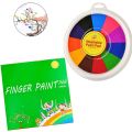 Q9QB Creative Finger Painting Kit with Painting Book, Non Toxic Washable Finger Paint Children's Paints Supplies for Toddlers. 