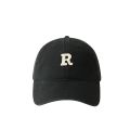RStandard Peaked Cap Anti-DDoS Sun Hat Women's Big Head Circumference Slimming Face Little Wild Korean Style Soft Top Fashion Couple.