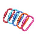 Tactical D Keychain Carabiner Clip Set Aluminium Alloy Tourist Hooks Fishing Carbin Buckle Caribiner Key Holder Keychain Camping.