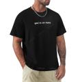 Black t-shirts you're on mute white text t-shirt black t shirt animal print shirt for boys men's t-shirt crew neck tee shirt. 