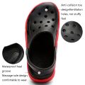Spring And Summer Soft Bottom Men Beach Shoes Hollow Breathable Travel Sandals Slippers.