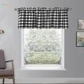 Half Window Tier Curtains for Bathroom Window Covering 137x61cm 1 Panle. 