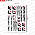 【Mary DAI Store】MSS (18)+KUNGFU GRAPHICS LOGO Stickers Self Adhesive Motocross Racing Decals Decor for BRIDGESTONE Motorcycle Dirt Turning. 