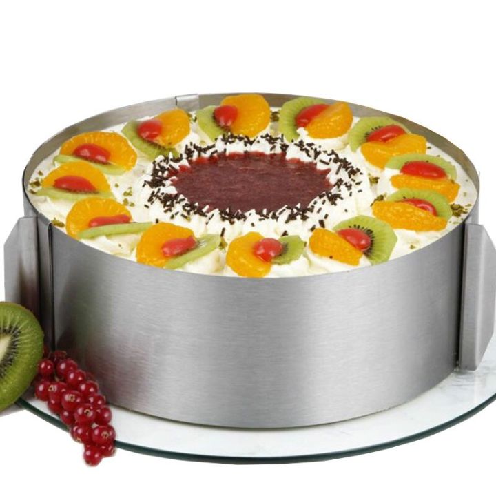 6-12%20Inch%20Adjustable%20Stainless%20Steel%20Dessert%20Cake%20Mold%20Circle%20Baking%20Round%20Mousse%20Ring%20Mould%20Kitchen%20Decorating%20Tool%20-%20Image%203