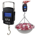 Digital Hanging Weight Scale, Portable Hanging Electronic Hook Scale. 