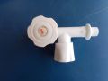 PVC Bib Cock 2 in 1 Water Tap Two Way Faucet with Wall Flange Bib Tap Faucet. 