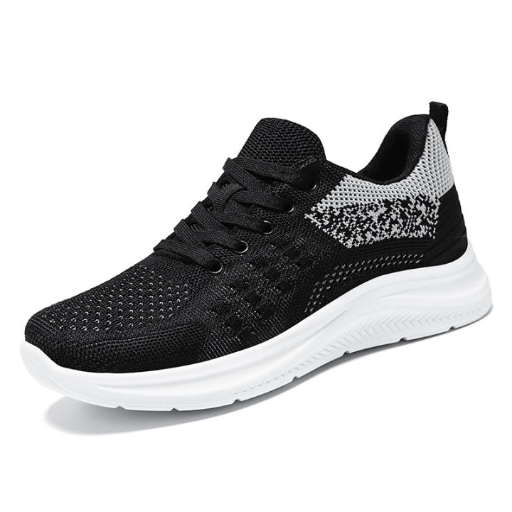Sneakers%20Women's%202024%20Spring%20New%20Single%20Shoes%20Flying%20Weaving%20Running%20Shoes%20Lightweight%20and%20Breathable%20Women's%20Shoes%20Wholesale%20Casual%20Shoes%20Girls%20-%20Image%205