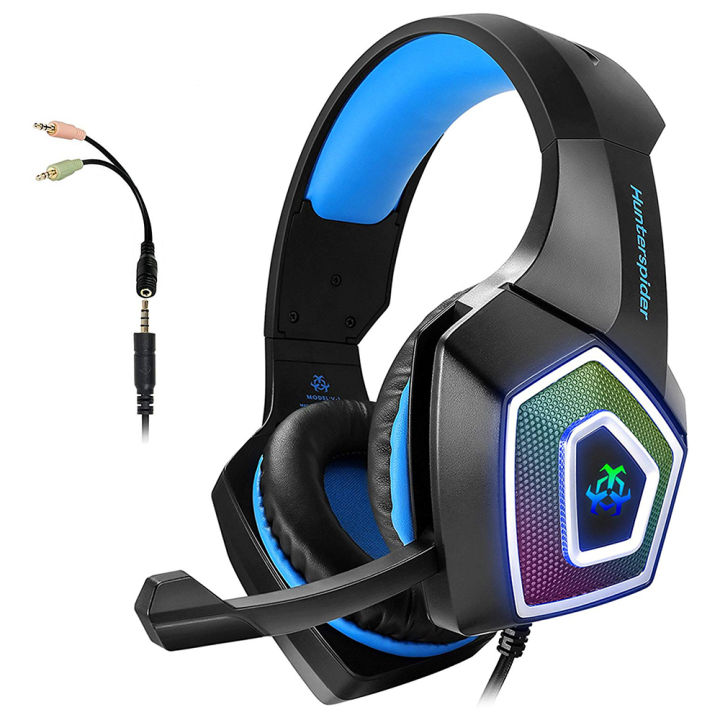 HUNTERSPIDER%20V1%20Gaming%20Headset%20Stereo%20Bass%20Heaphone%20With%20Mic%20LED%20Light%20for%20PS4%20Xbox%20-%20Image%207