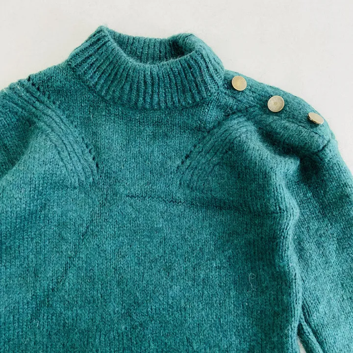 Girls%20Jacquard%20Knit%20Long%20Sleeve%20Winter%20Dress%20Sweater%20Cardigans%20From%20Levin%20-%20Image%203