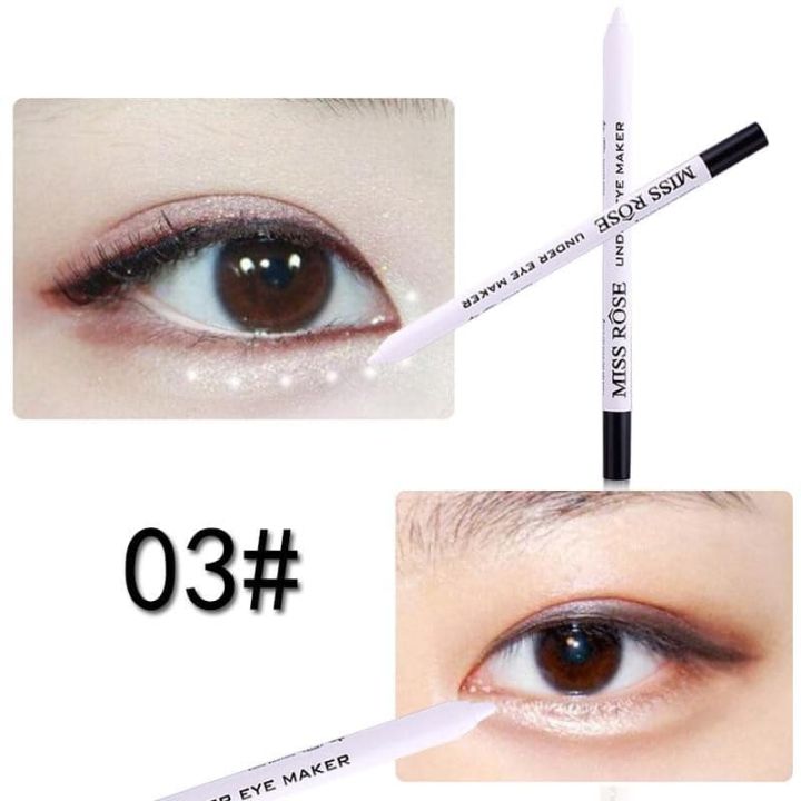 MISS ROSE Under Eye Pencil Kajal White Colour