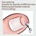 10pcs Ingrown Toenail Correction Tool Ingrown Toe Nail Treatment Elastic Patch Sticker Straightening Clip Brace Pedicure Tool.
