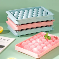 Round Ice Cube Tray With Storage Box Creative Quick Release Ice Cube Molds Party Bar Kitchen Square Container Cold Drink Set. 