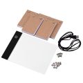 Portable Flip Book Kit with Light Pad Tablet LED Light Box 3 Level Brightness Control 300 Sheets Flipbook Paper with Binding Screws for Tracing and Drawing-#2. 
