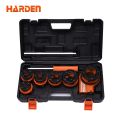 Harden 9Pcs Pipe Threading Set Manual Pipes Threading Tool with Plastic Box 600871.