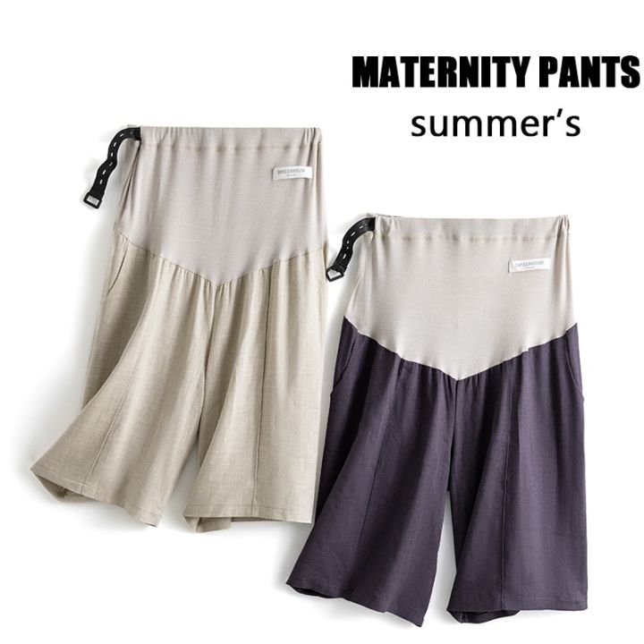 Maternity%20Shorts%20Pants%20Summer%20Casual%20Pregnant%20Pregnant%20Women's%20Shorts%20Maternity%20Clothes%20for%20Pregnant%20Women%20Clothings%20Mother%20Kids%20-%20Image%206