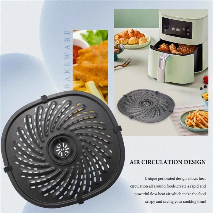 Air%20Fryer%20Replacement%20Grill%20Pan%20for%20Power%20XL%20Gowise%207QT%20Air%20Fryers,Nonstick%20Coating%20Crisper%20Plate,Air%20Fryer%20Part%20-%20Image%204