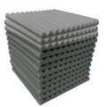 Acoustic Foam Panels 12 Pcs Soundproof Wall Panels, for Walls Black. 