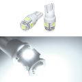 2 Pieces 5 LED SMD Parking Bulb 12v Package Universal Motorcycle Car Indicator Bright Lamp - White. 