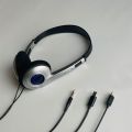 Fashion Retro Classic Headset Y2K Wired Headphone 3.5mm Type C Over Ear Earbud.