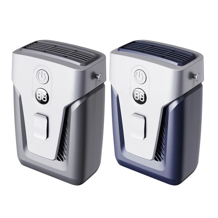 USB%20Small%20Air%20Conditioner%20Clip-on%203.7V/1.2A%20Electric%20Fan%20Bladeless%2012000mAh%20Power%20Bank%203-gear%20Wind%20Mute%20for%20Outdoor%20Indoor%20-%20Image%204