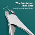 Stainless Steel Toenail Clippers, Nail Cutter for Thick or Ingrown Nails Nail Care for Men Women Seniors.