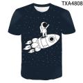 Cool Funny Universe Planet Space Galaxy Astronaut 3D T shirt Men Women Children Moon Print Star Sky Boy Girl Fashion Tops Tees.