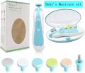 SoftGlow Rechargeable Infant Nail Grooming Set with Quiet Motor and Safety Light.
