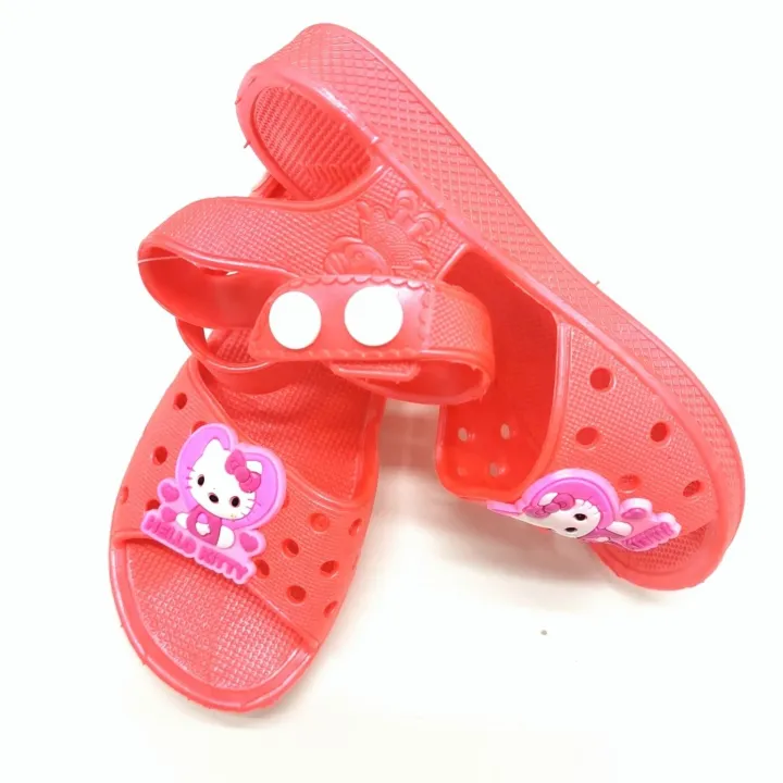 Summer%20New%20Girls'%20Plastic%20Sandals%20Student%20Small%20Medium%20Large%20Children's%20Shoes%20Korean-Style%20Girls'%20Waterproof%20Integrated%20Plastic%20Shoes%20-%20Image%202
