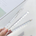 Transparent Acrylic Ruler Precision 15/20cm Size Office Supplies Triangular Scale Stationery Rainbow Ruler for Drafting.