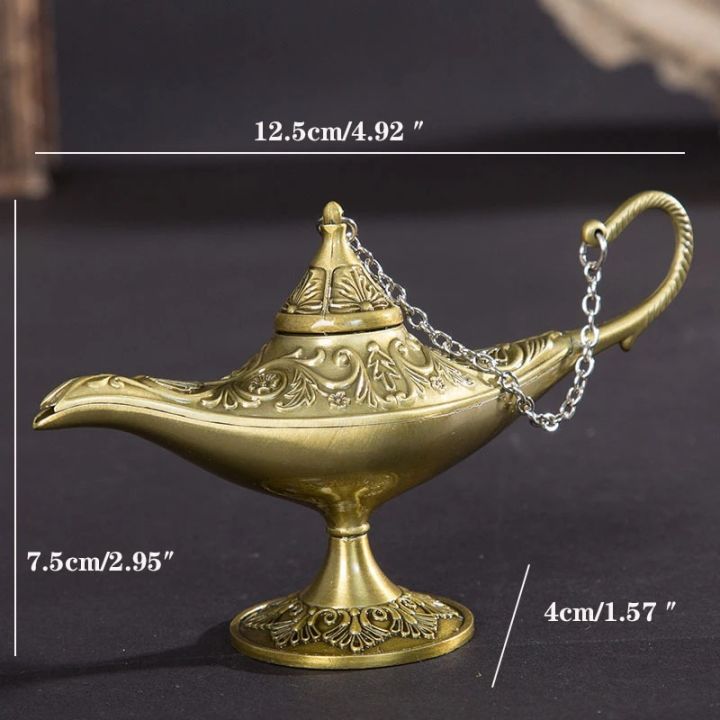 12cm(4.7)Classic%20Rare%20Hollow%20Legend%20Aladdin%20Magic%20Genie%20Lamps%20Incense%20Burners%20Retro%20Wishing%20Oil%20Lamp%20Home%20Decor%20Gift%20-%20Image%204
