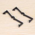 100 Pieces of Plastic Pegboard Hook Lock Pegboard Display Hook Rack.