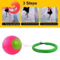 Flashing Jumping Ball Fun Colorful Flashing Jump Ring Sports Toy for Kids Enhance Concentration Coordination Jumping Ball. 