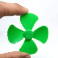 Dc Motor Propeller Mini Fan Blade 4 Wing Propeller  5 Ps. 